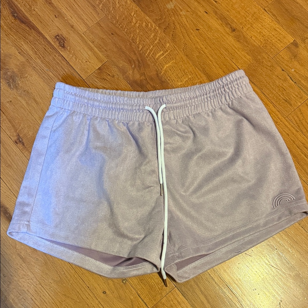 Lavender Women's Drawstring Lounge Shorts